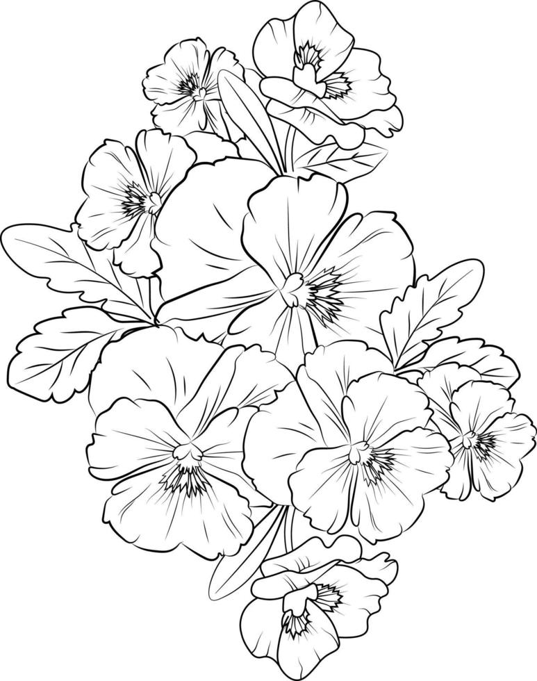 37 Flower Coloring Pages Detailed Printable