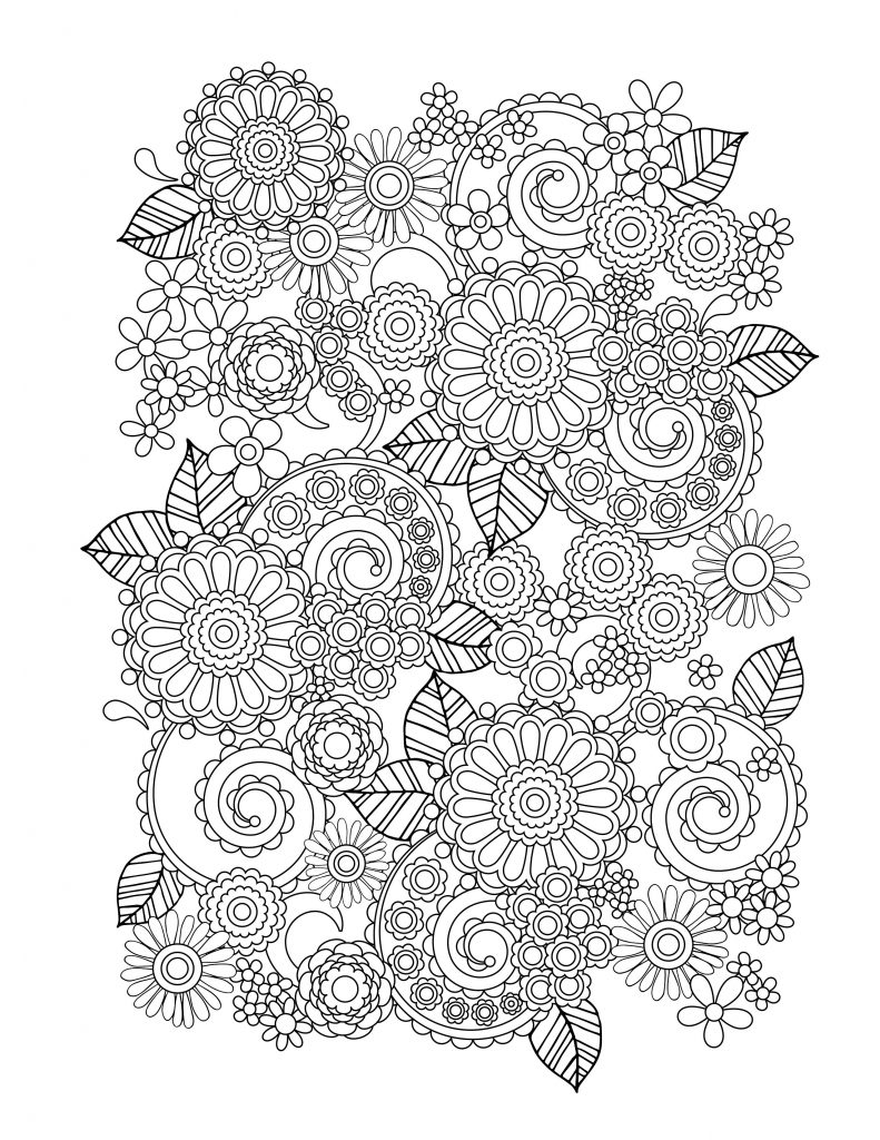 37 Flower in a Pot Coloring Pages Printable