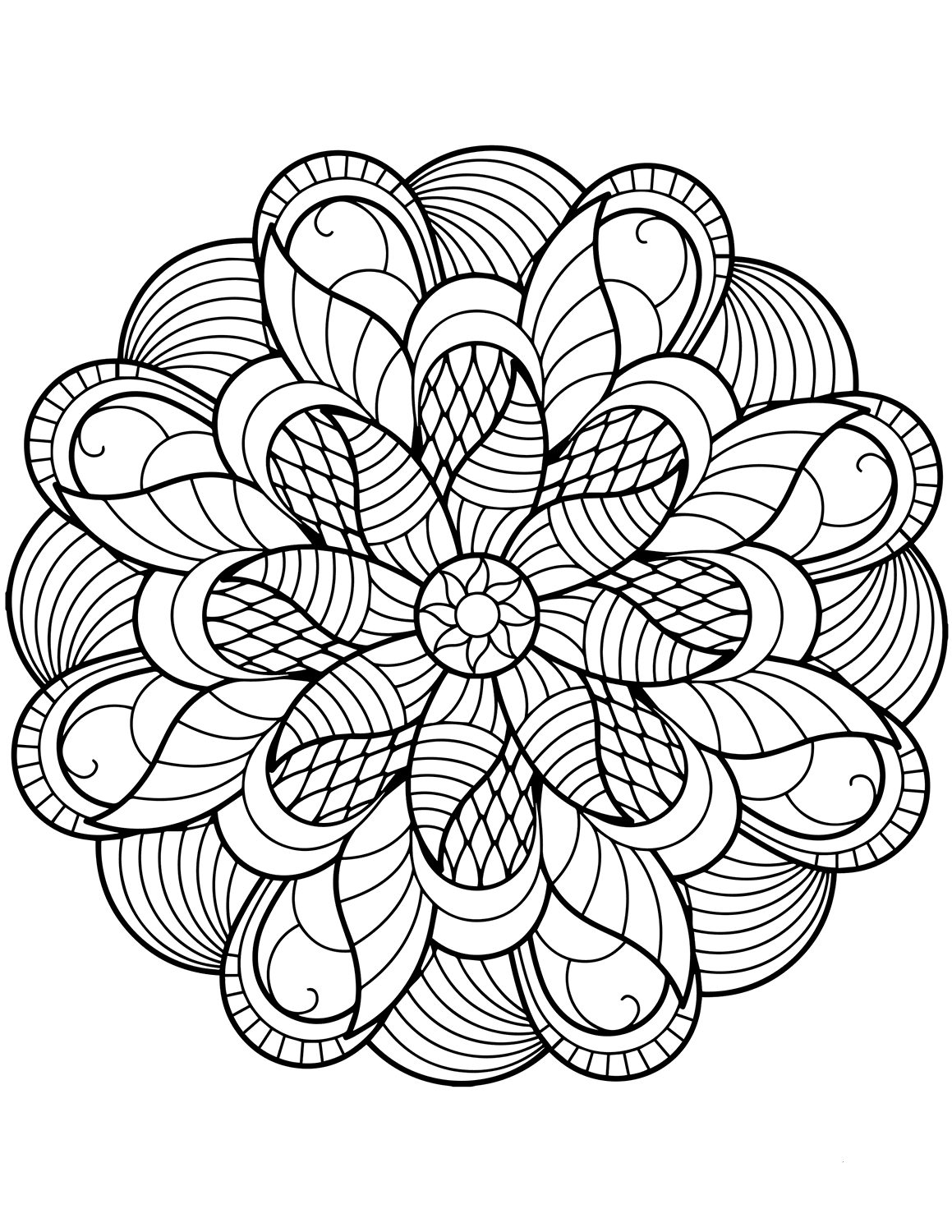 45 Flower Coloring Pages for Preschool Printable