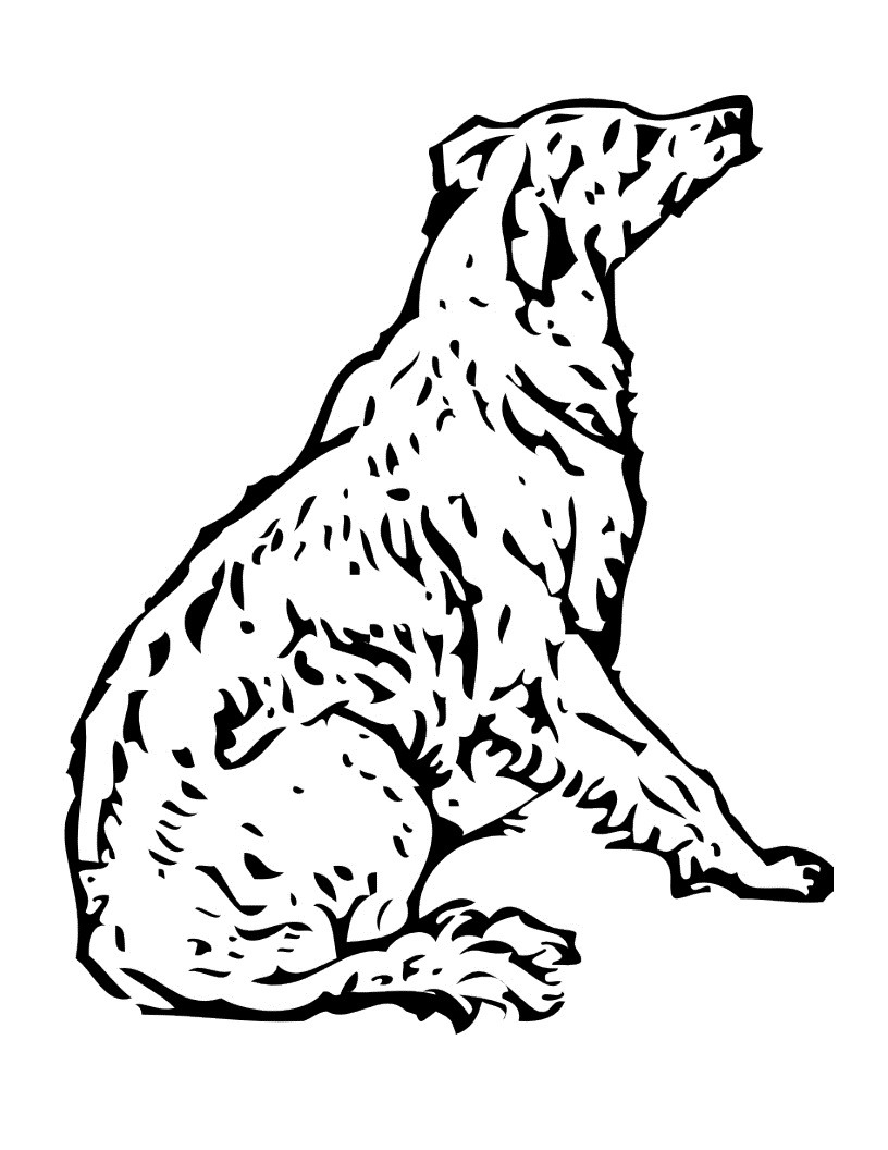 77 Dog Coloring Pages for Kids Printable 11