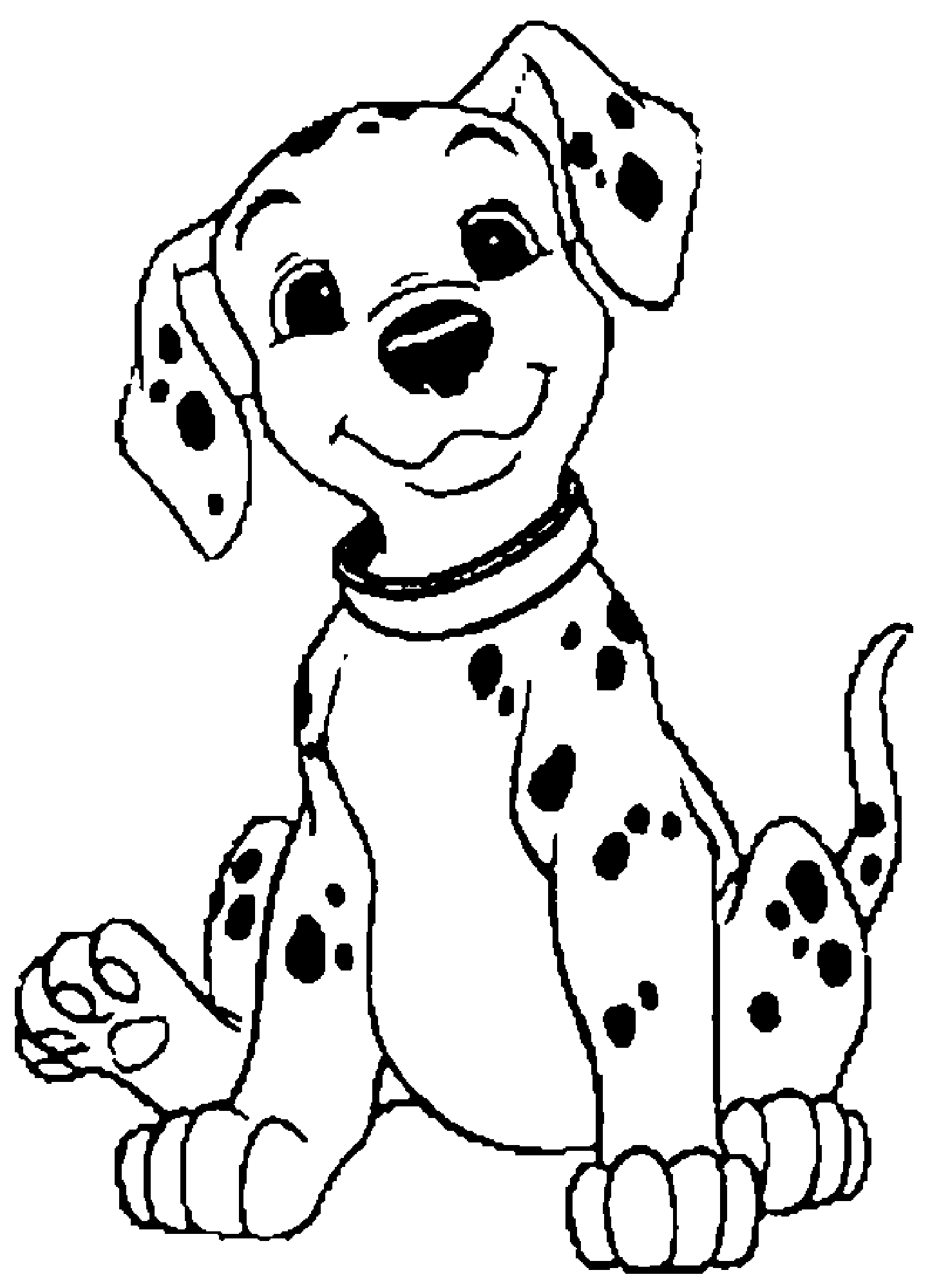 77 Dog Coloring Pages for Kids Printable 2