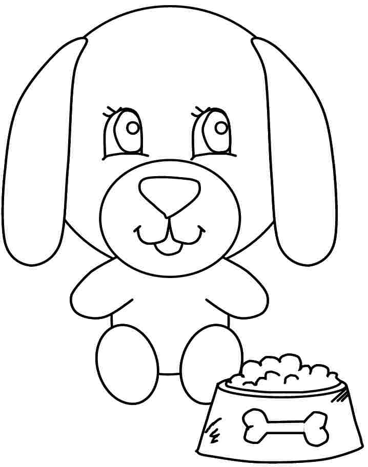 77 Dog Coloring Pages for Kids Printable 26