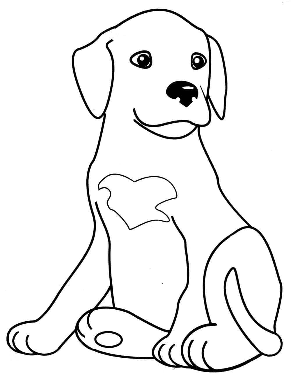 77 Dog Coloring Pages for Kids Printable 28