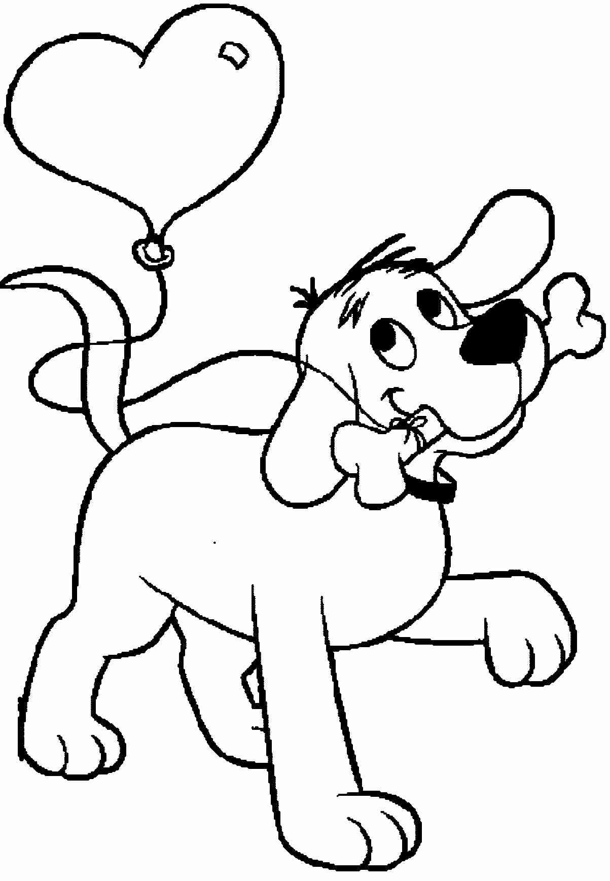 77 Dog Coloring Pages for Kids Printable 33