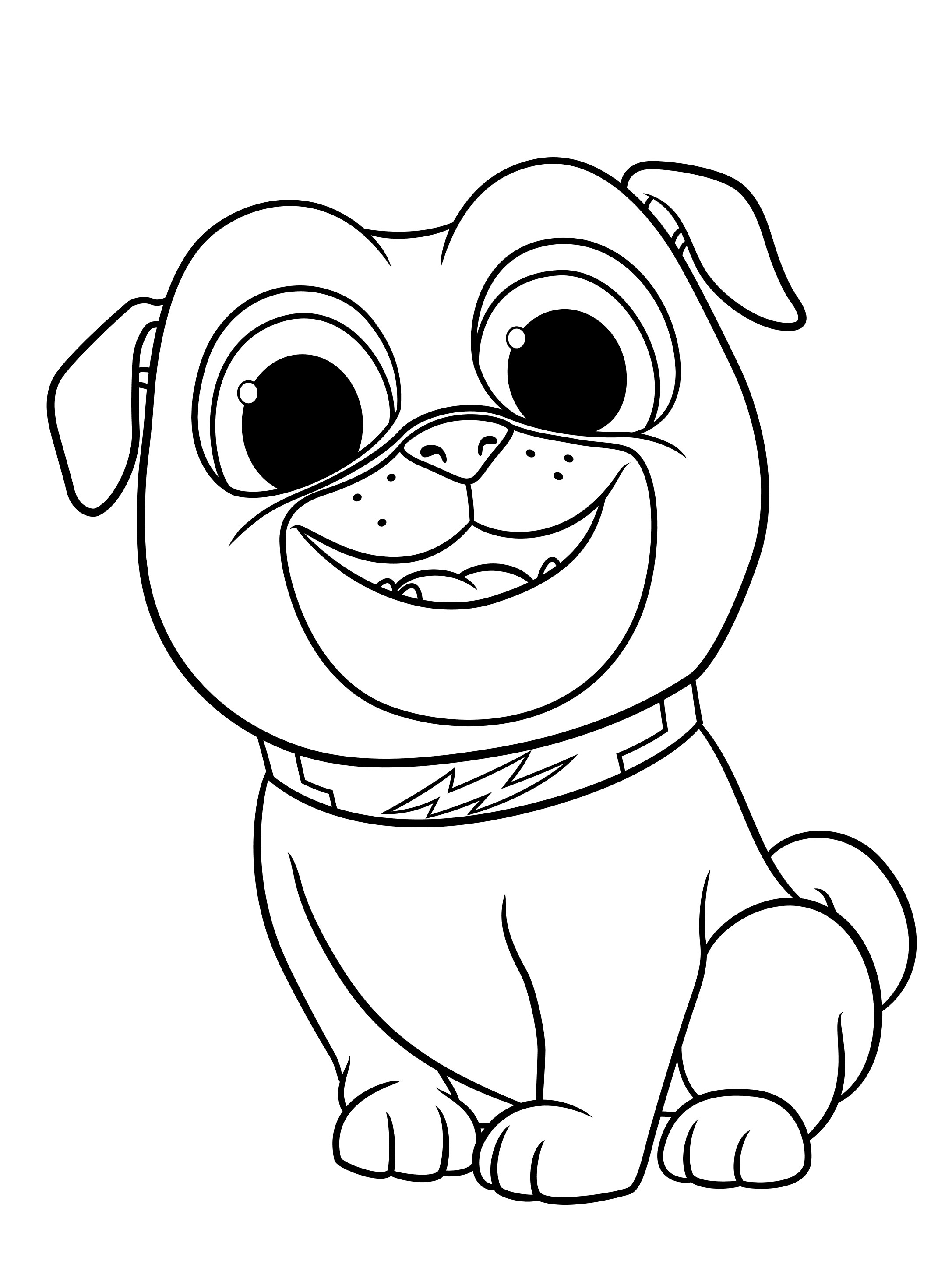 77 Dog Coloring Pages for Kids Printable 39