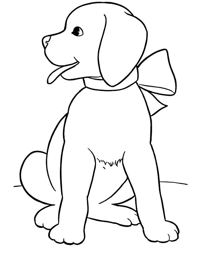 77 Dog Coloring Pages for Kids Printable 43