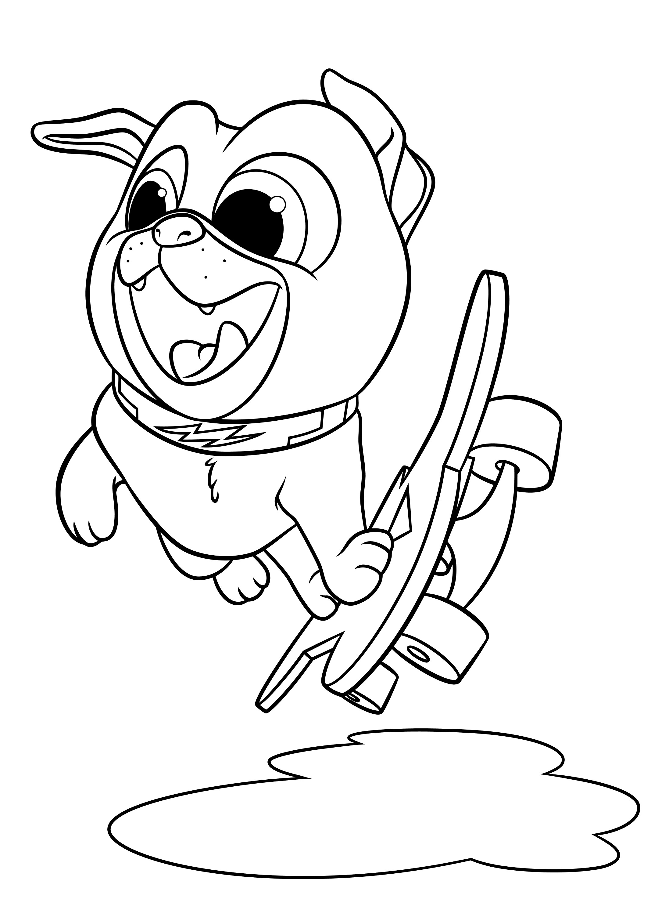 77 Dog Coloring Pages for Kids Printable 51