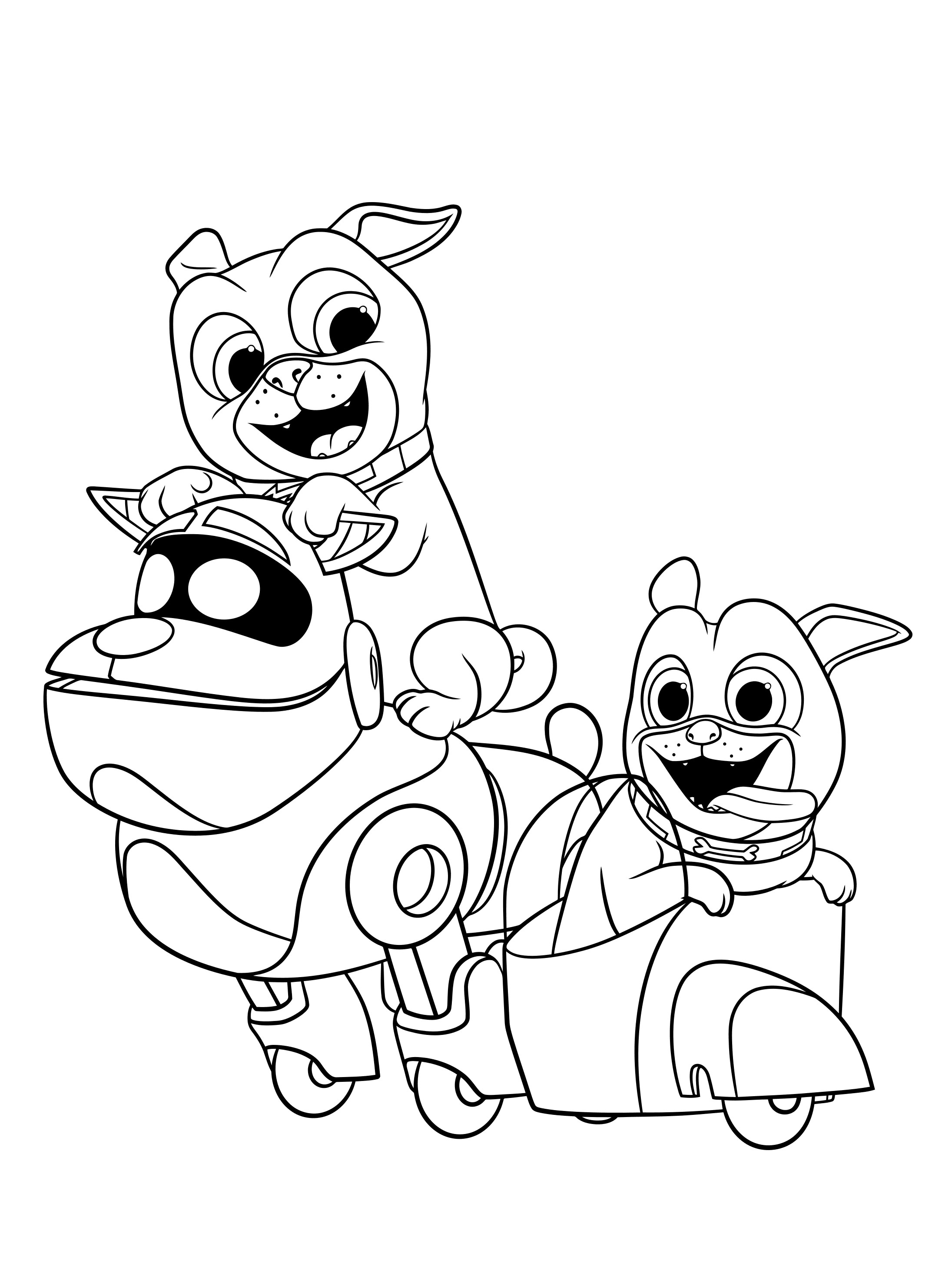 77 Dog Coloring Pages for Kids Printable 52