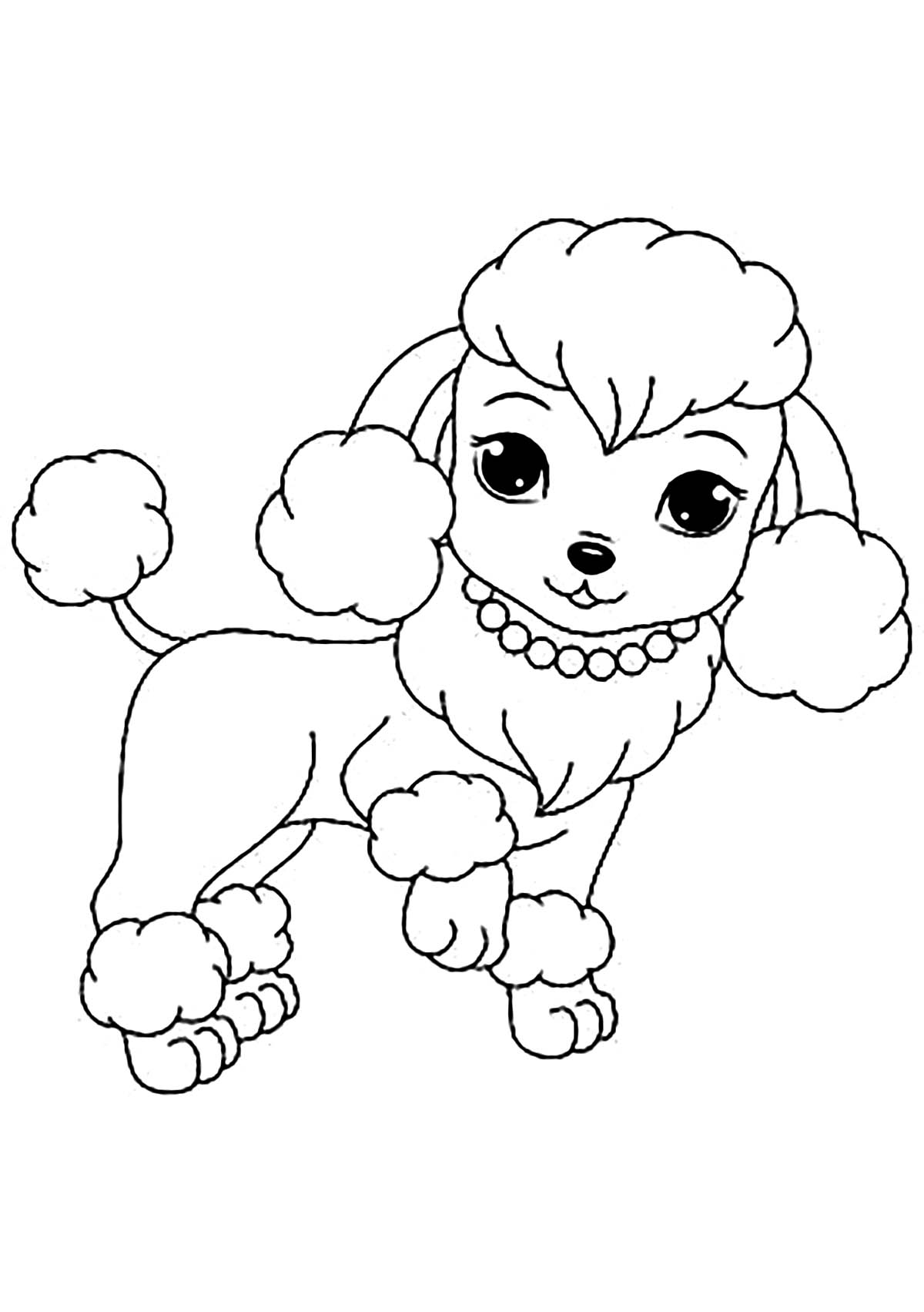 77 Dog Coloring Pages for Kids Printable 62