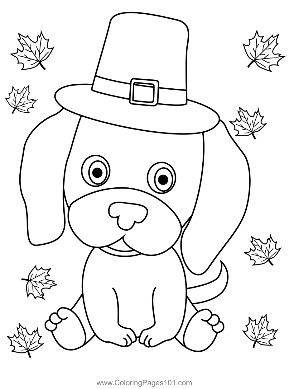 77 Dog Coloring Pages for Kids Printable 65