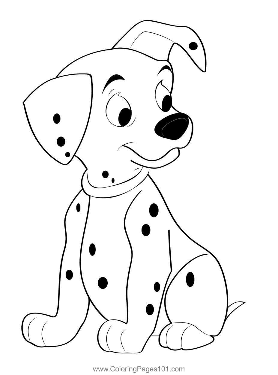 77 Dog Coloring Pages for Kids Printable 67