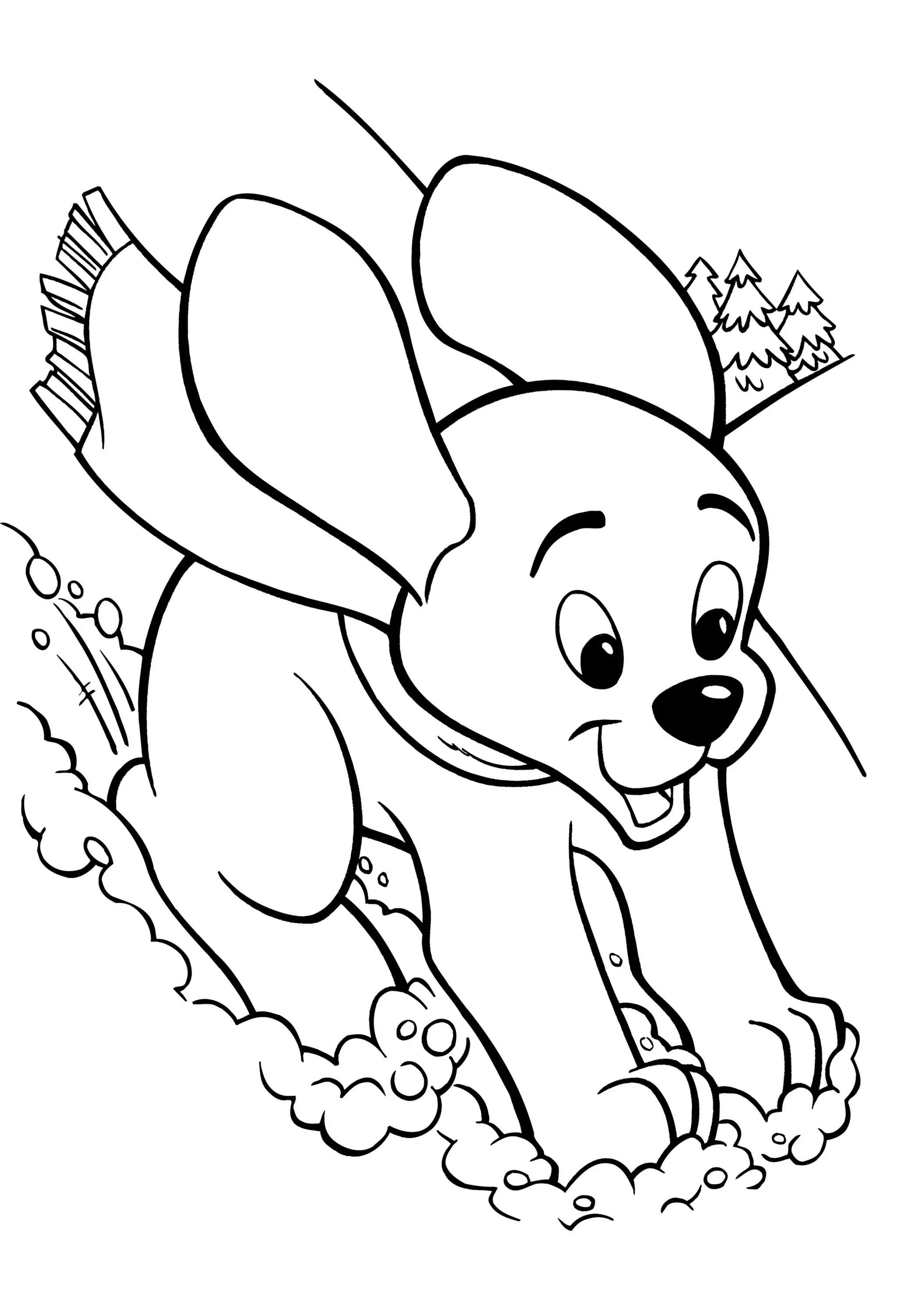 77 Dog Coloring Pages for Kids Printable 70