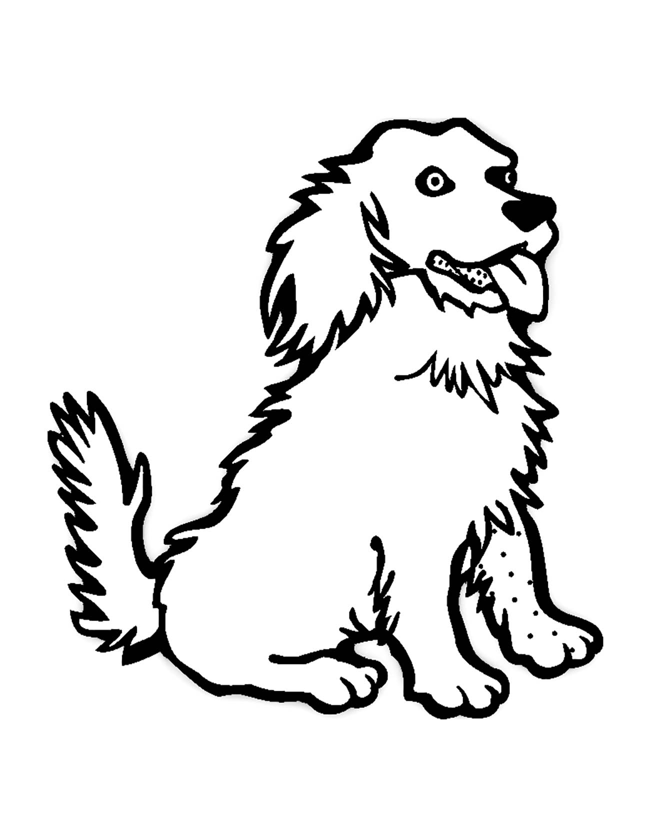 77 Dog Coloring Pages for Kids Printable 71