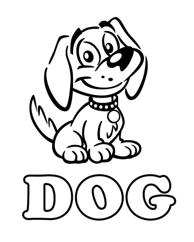 77 Dog Coloring Pages for Kids Printable 73