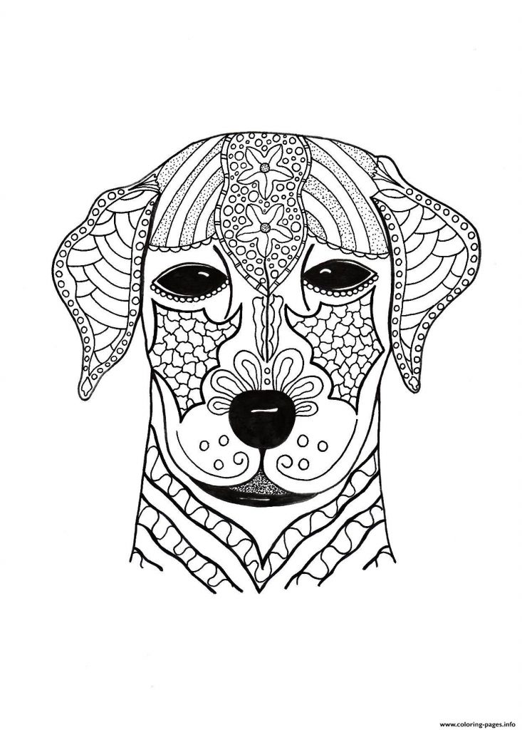 77 Dog Coloring Pages for Kids Printable 76