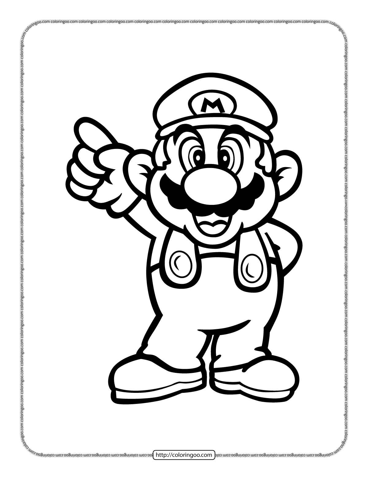 78 Super Mario Coloring Pages Printable 15