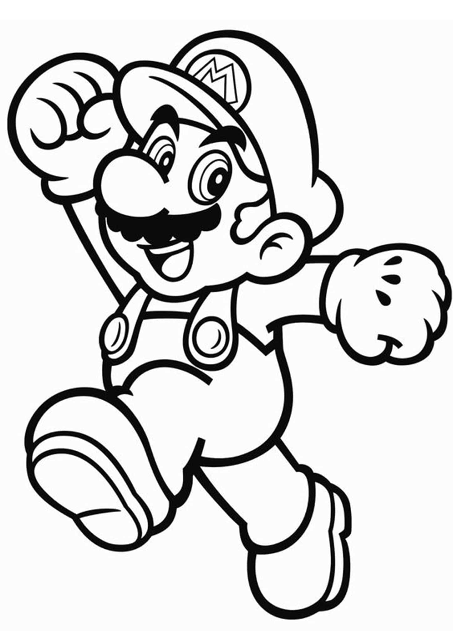 78 Super Mario Coloring Pages Printable 2