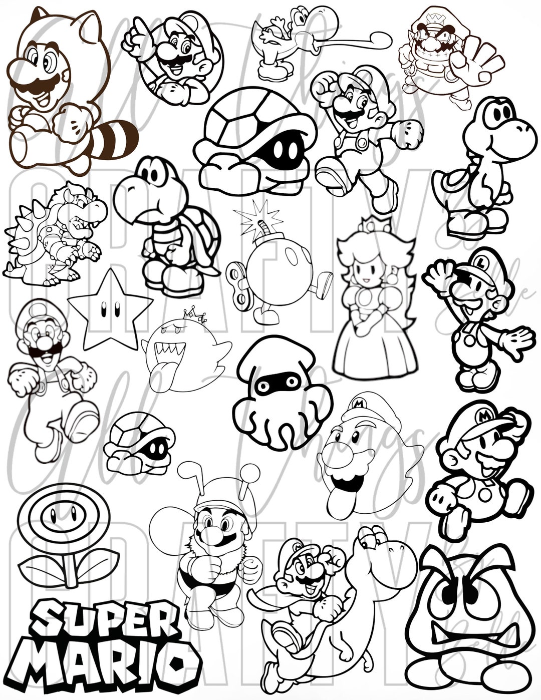 78 Super Mario Coloring Pages Printable 20