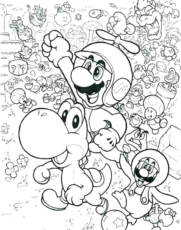 78 Super Mario Coloring Pages Printable 22