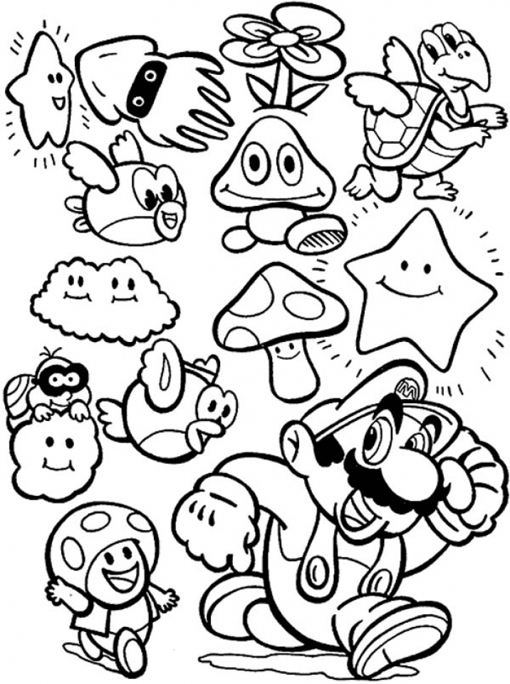 78 Super Mario Coloring Pages Printable 26