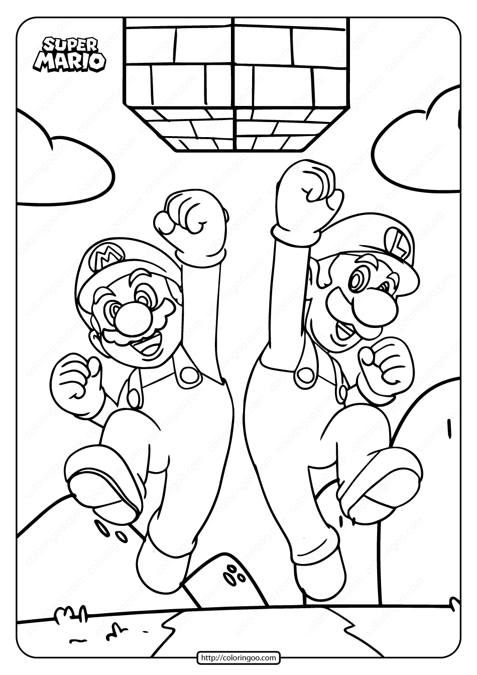 78 Super Mario Coloring Pages Printable 27