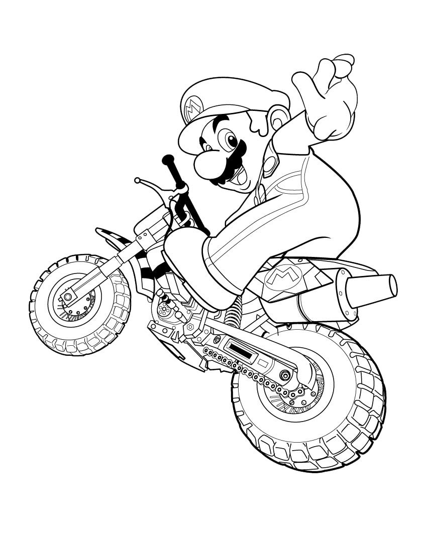 78 Super Mario Coloring Pages Printable 34