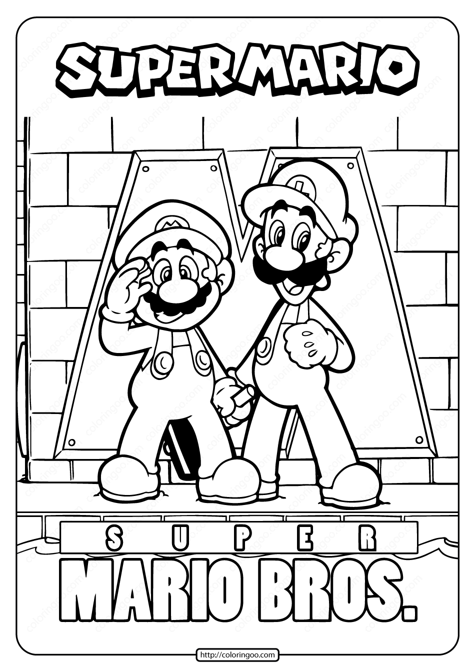 78 Super Mario Coloring Pages Printable 40