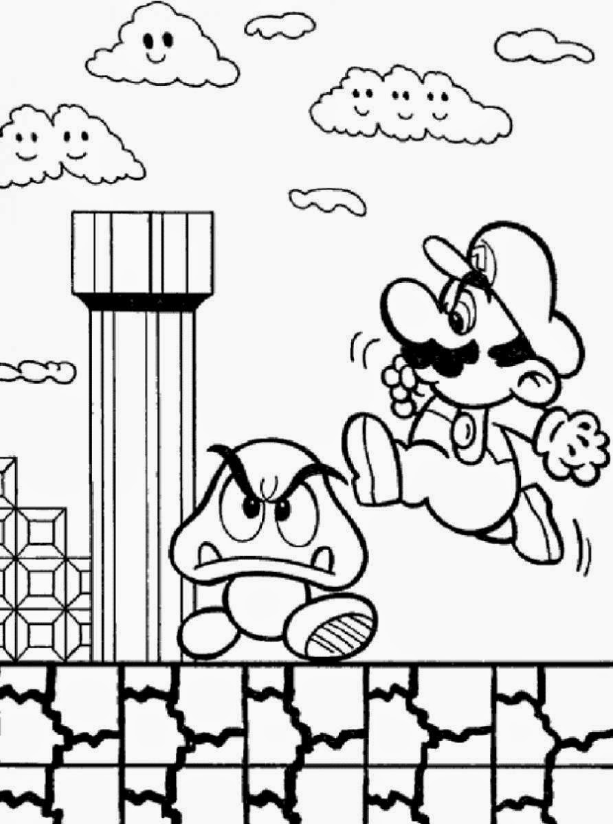 78 Super Mario Coloring Pages Printable 44