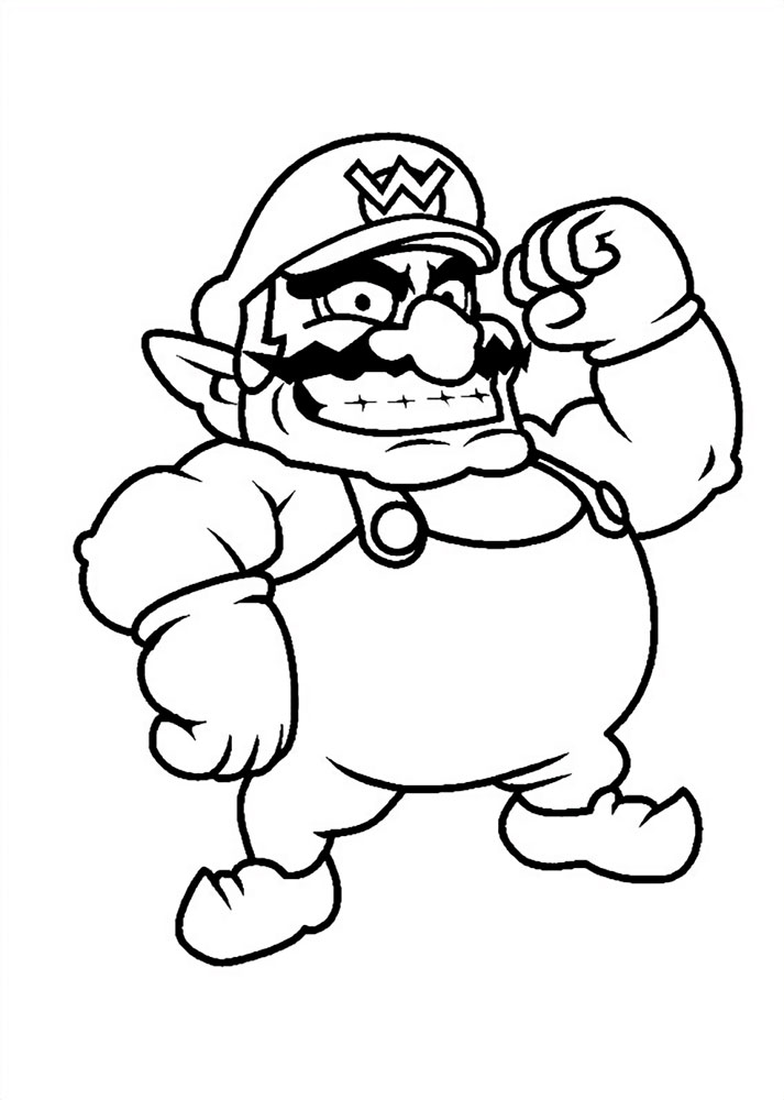 78 Super Mario Coloring Pages Printable 46