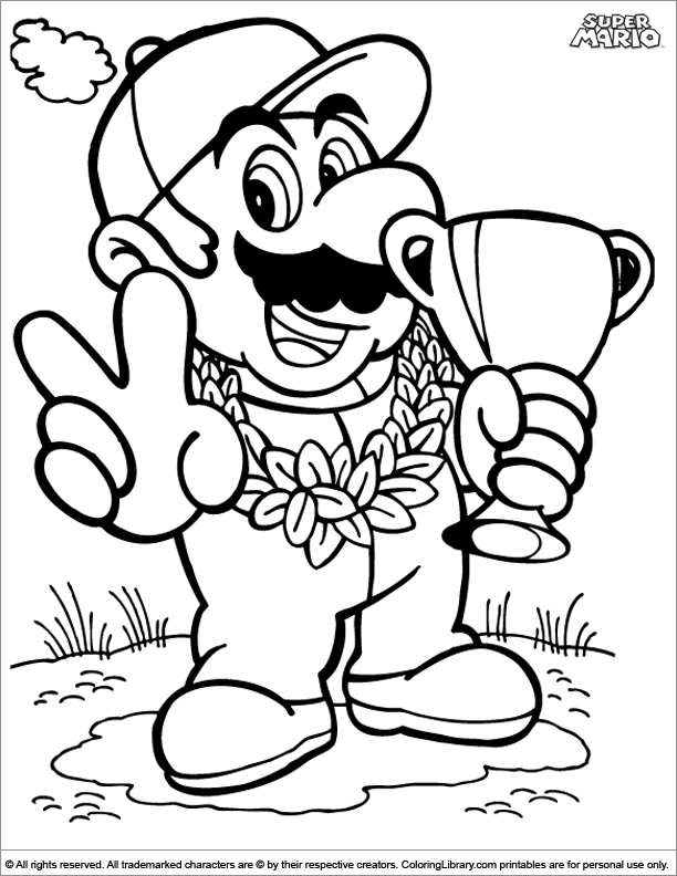 78 Super Mario Coloring Pages Printable 55