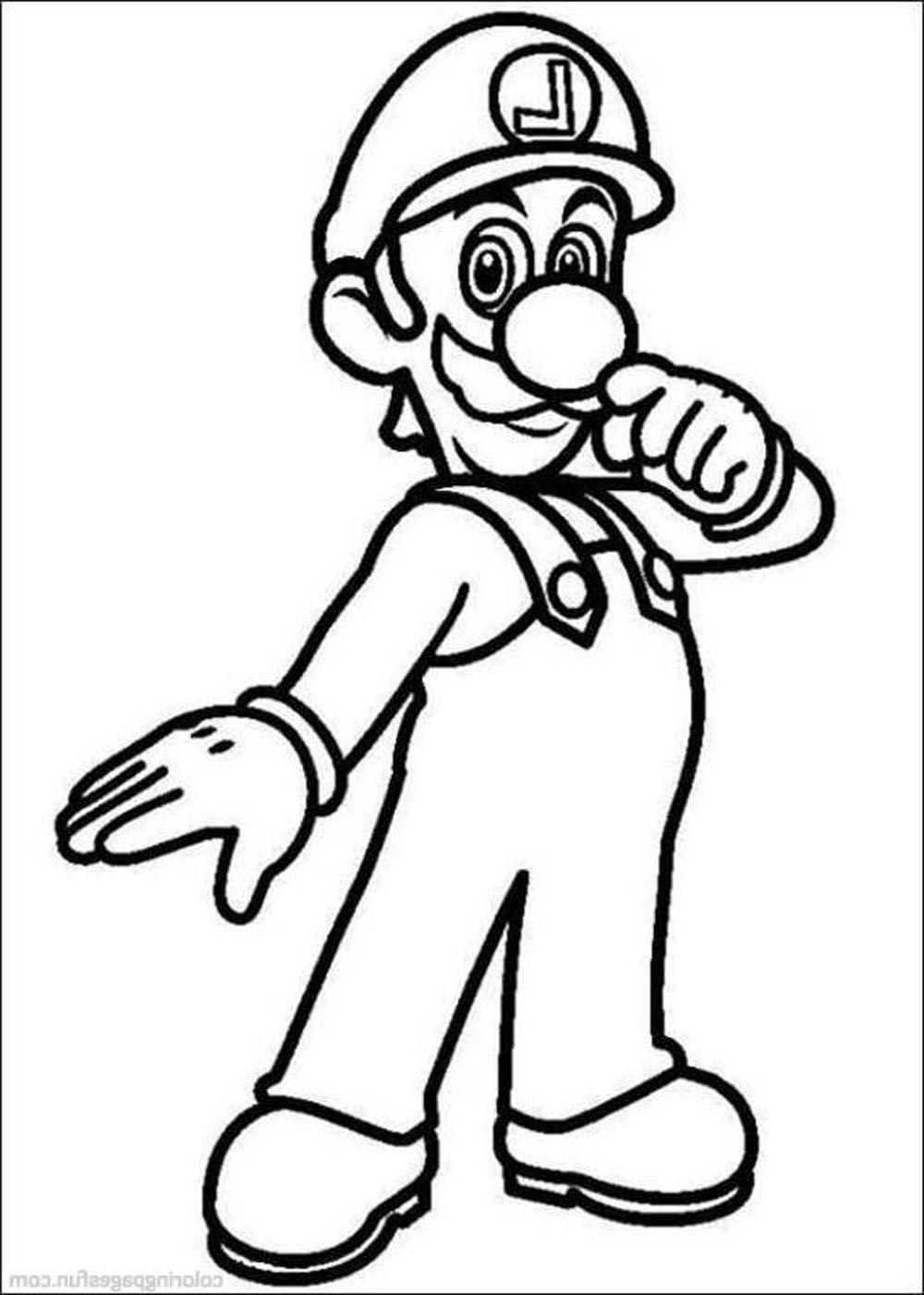 78 Super Mario Coloring Pages Printable 61