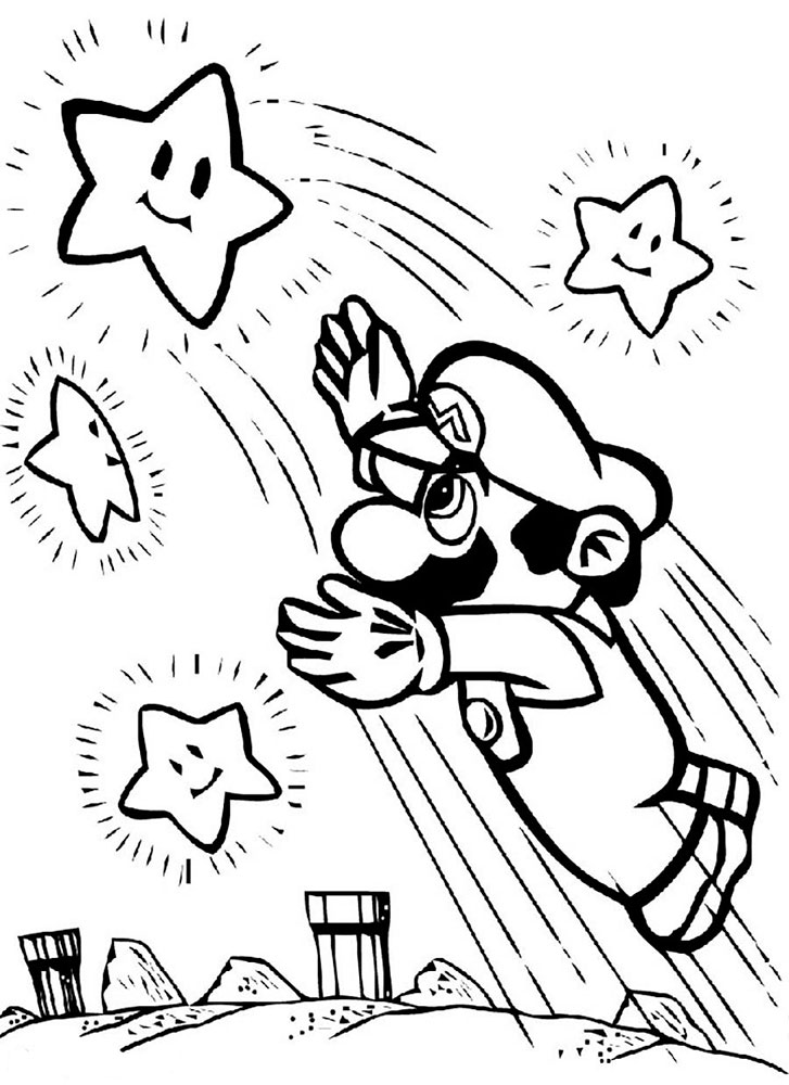 78 Super Mario Coloring Pages Printable 66