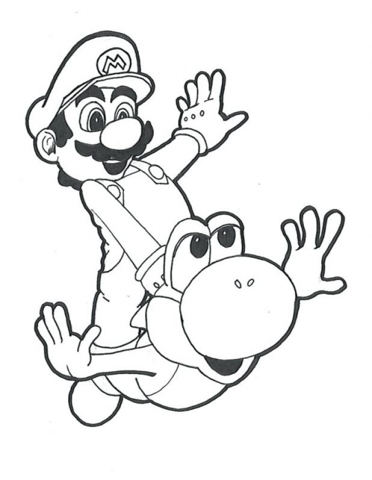 78 Super Mario Coloring Pages Printable 68