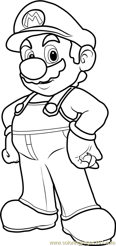 78 Super Mario Coloring Pages Printable 8