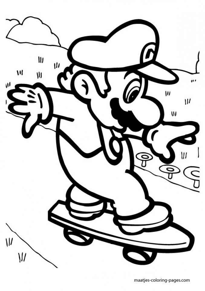 78 Super Mario Coloring Pages Printable 9