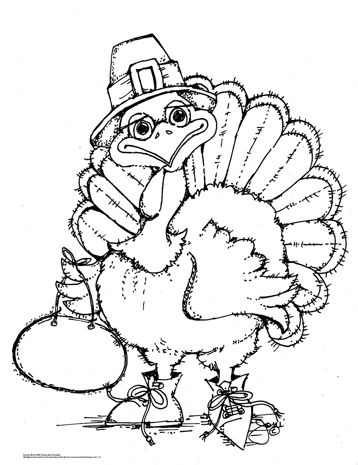 79 Thanksgiving Coloring Pages for Kids Printable 15