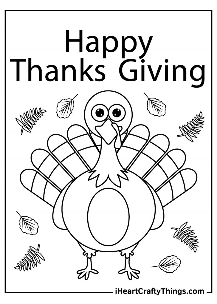 79 Thanksgiving Coloring Pages for Kids Printable 56