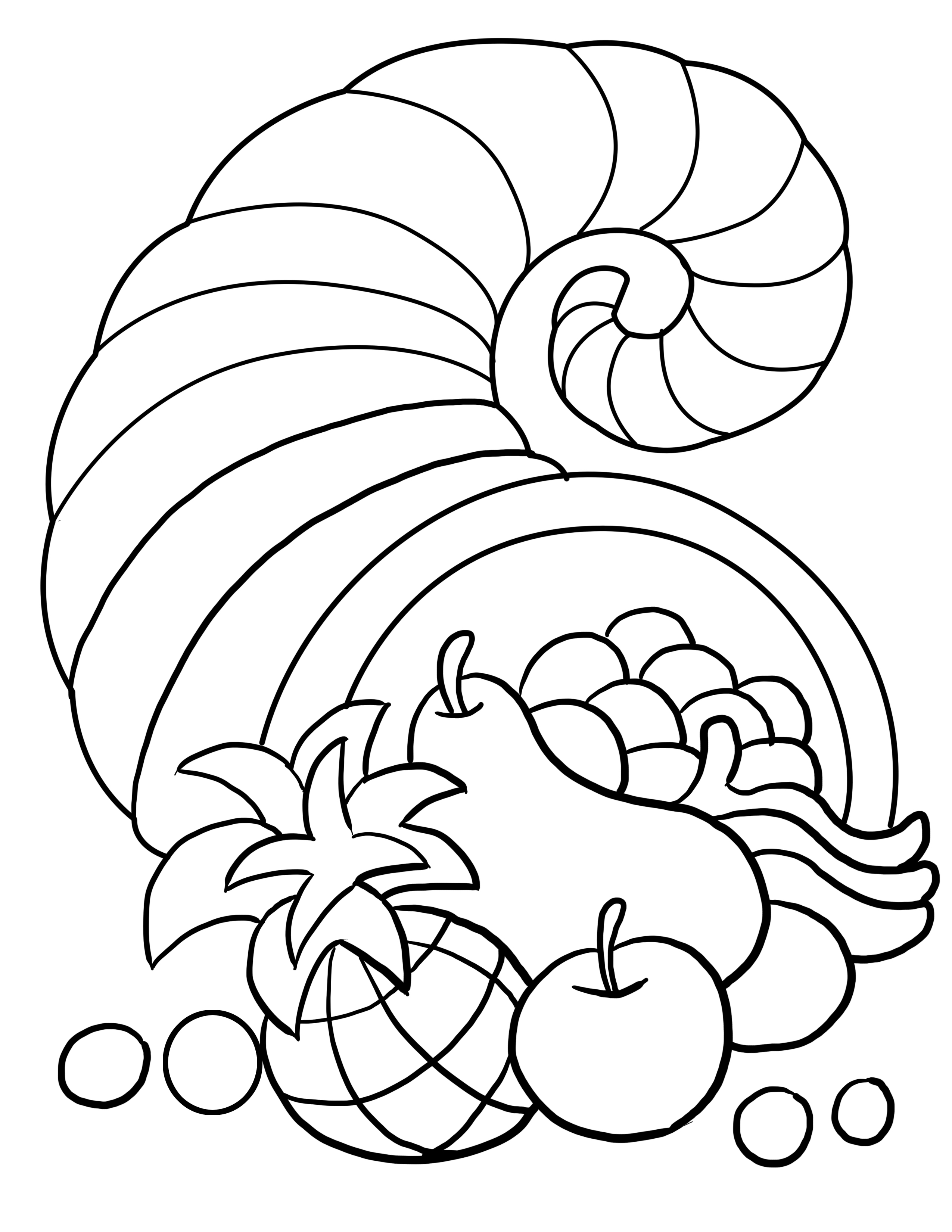 79 Thanksgiving Coloring Pages for Kids Printable 58