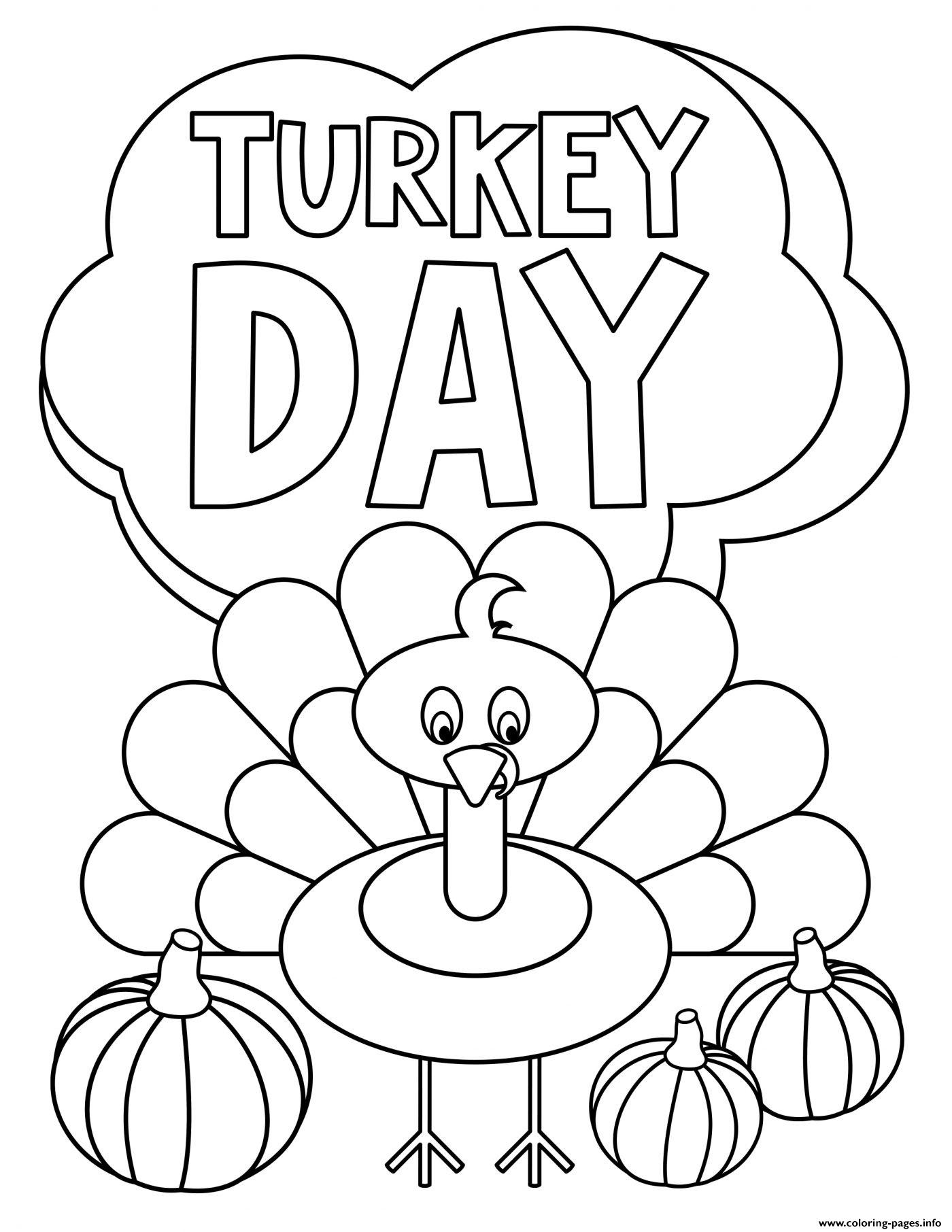 79 Thanksgiving Coloring Pages for Kids Printable 59