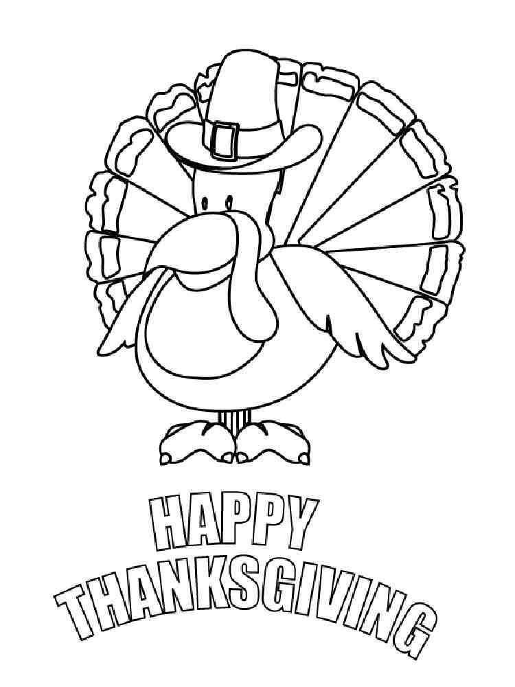 79 Thanksgiving Coloring Pages for Kids Printable 63