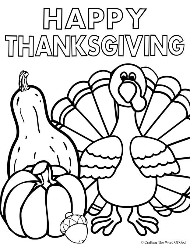 79 Thanksgiving Coloring Pages for Kids Printable 68