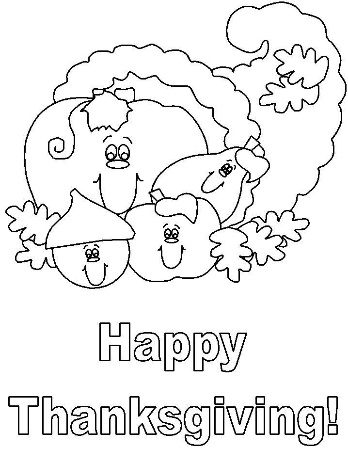 79 Thanksgiving Coloring Pages for Kids Printable 79