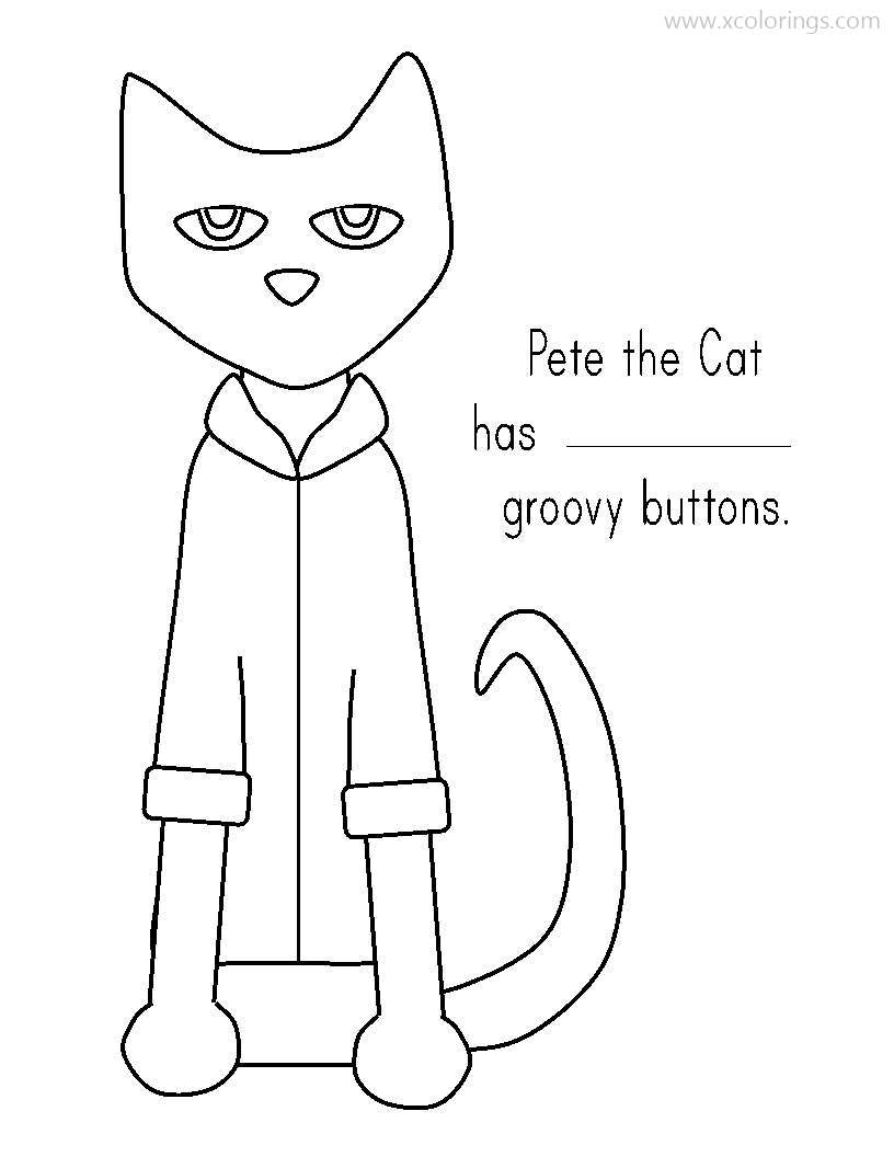 84 Adorable Pete The Cat Coloring Pages Printable 10