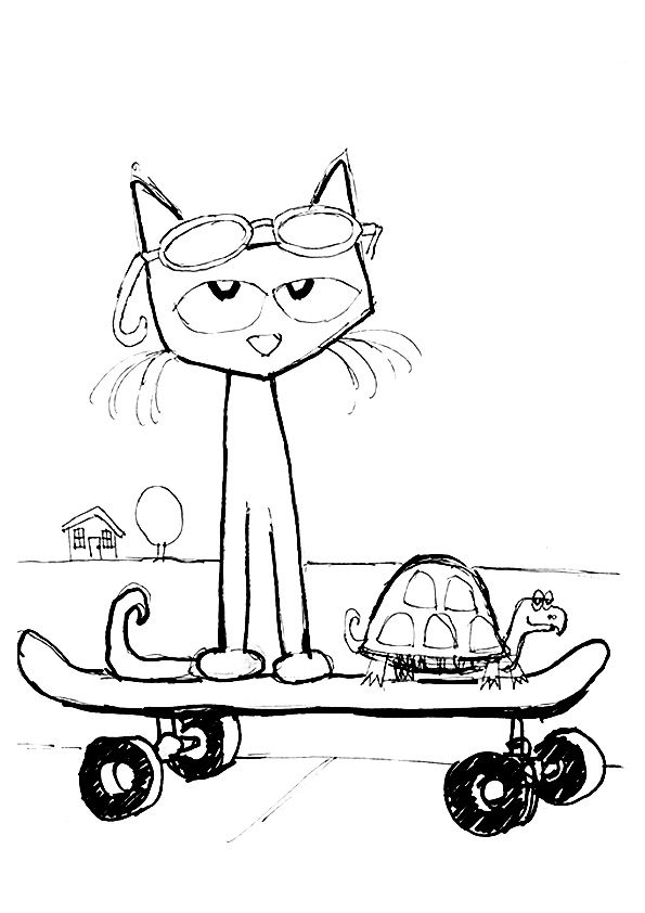 84 Adorable Pete The Cat Coloring Pages Printable 11