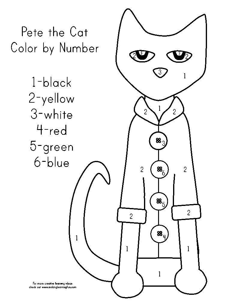 84 Adorable Pete The Cat Coloring Pages Printable 19