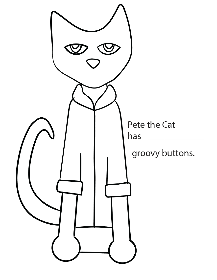 84 Adorable Pete The Cat Coloring Pages Printable 2