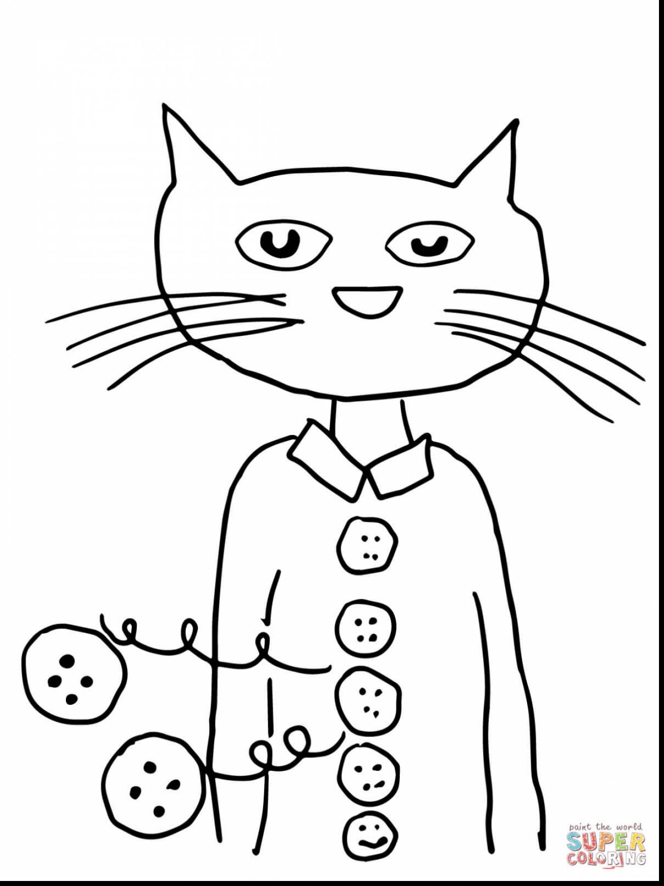 84 Adorable Pete The Cat Coloring Pages Printable 3