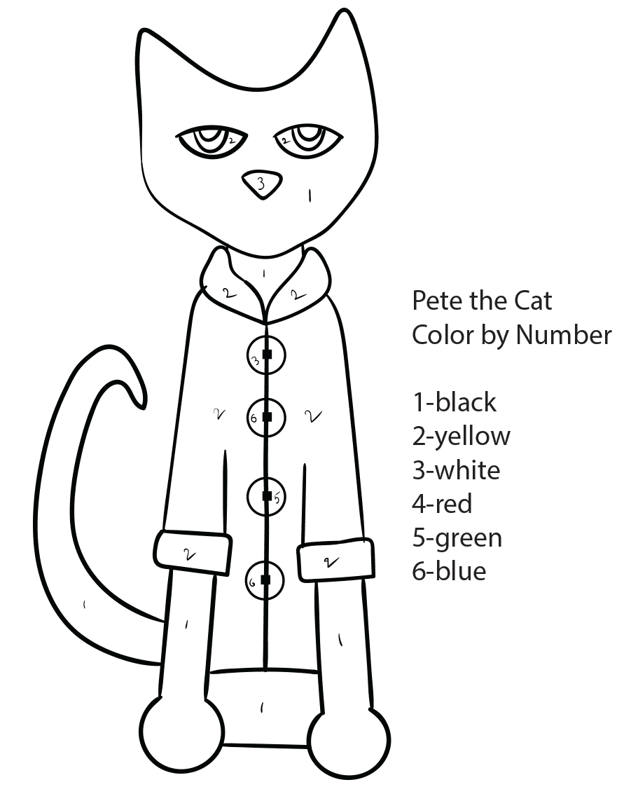 84 Adorable Pete The Cat Coloring Pages Printable 34