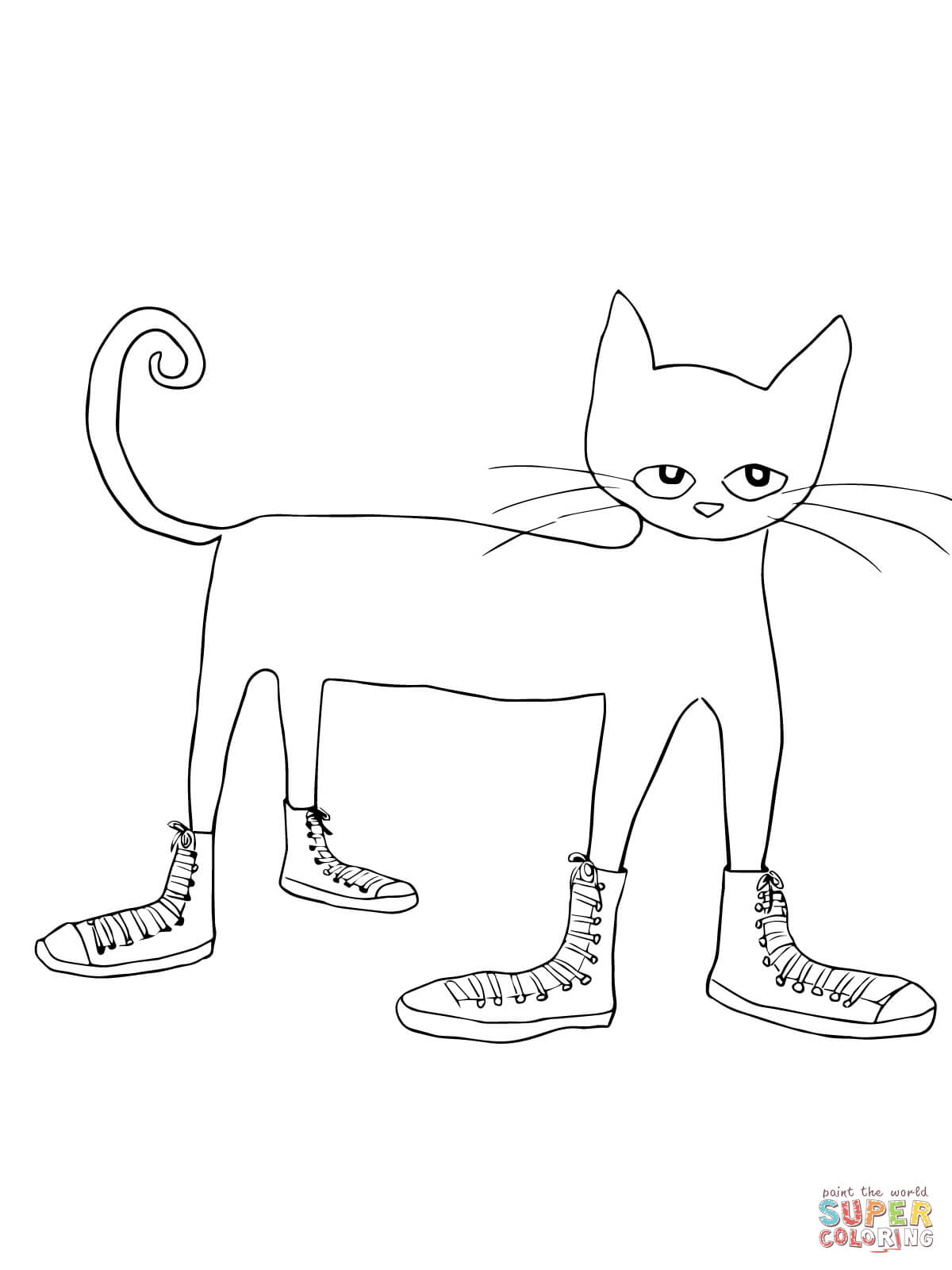 84 Adorable Pete The Cat Coloring Pages Printable 4