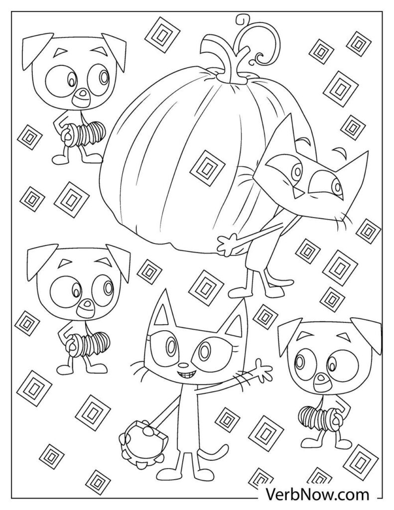 84 Adorable Pete The Cat Coloring Pages Printable 41